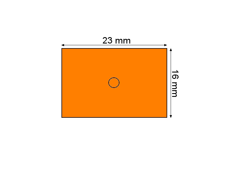 Zn. etikety Motex 16x23mm orange